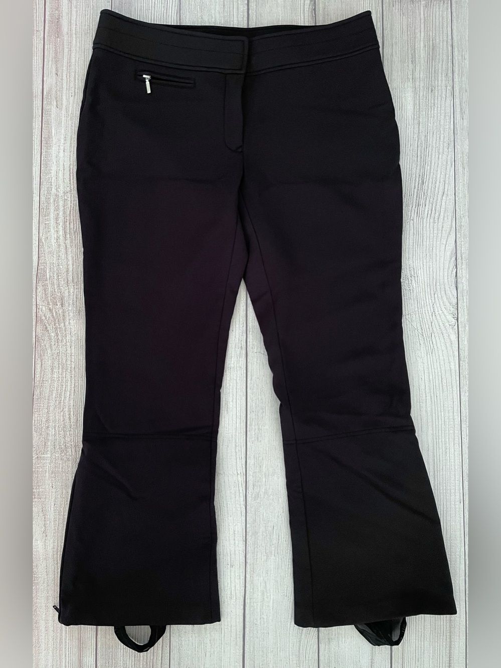 FERA Stretch Women's Black Stirrup Ski Pants